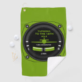 Pilot Aviation Geek Golfhanddoek (Insitu)