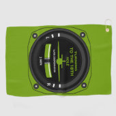 Pilot Aviation Geek Golfhanddoek (Horizontaal)