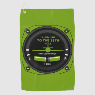 Pilot Aviation Geek Golfhanddoek