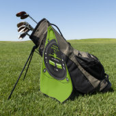Pilot Aviation Geek Golfhanddoek (Groen)