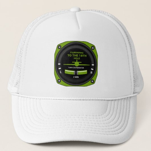 Pilot Aviation Geek Trucker Pet (Voorkant)