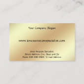 Pilot Aviation Service Jet Plane Business Card Visitekaartje (Achterkant)