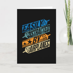 Pilot Aviator Funny - Afgeleid door vliegtuigen Kaart