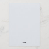 Pilot Bear Airplane 3rd Birthday Party Invitation Kaart (Achterkant)