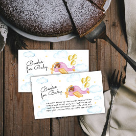 Pilot Bear Balloon Airplane Books For Baby Shower  Informatiekaartje