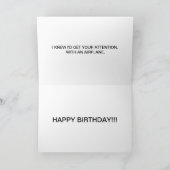 Pilot Birthday Card Kaart (Binnen)