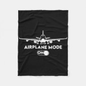 Pilot C172 Flying Gift Airplane Mode  Fleece Deken (Voorkant)