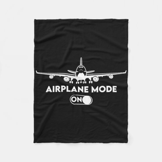 Pilot C172 Flying Gift Airplane Mode  Fleece Deken (Voorkant)