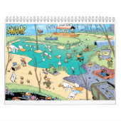 Pilot Cartoon luchtvaartkalender Kalender (Hoes)