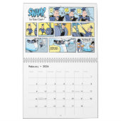 Pilot Cartoon luchtvaartkalender Kalender (Feb 2026)