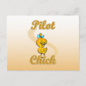 Pilot Chick Briefkaart (Voorkant)