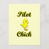 Pilot Chick Briefkaart (Voorkant)