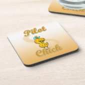 Pilot Chick Drankjes Onderzetter (Linkerzijde)