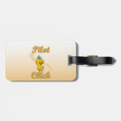 Pilot Chick.png Bagagelabel (Achterkant horizontaal)