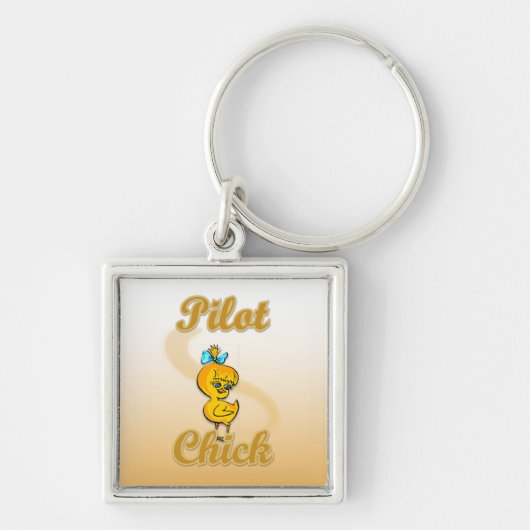 Pilot Chick Sleutelhanger (Voorkant)