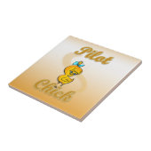 Pilot Chick Tegeltje (Zijkant)