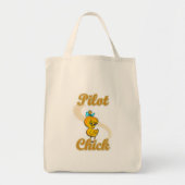 Pilot Chick Tote Bag (Voorkant)