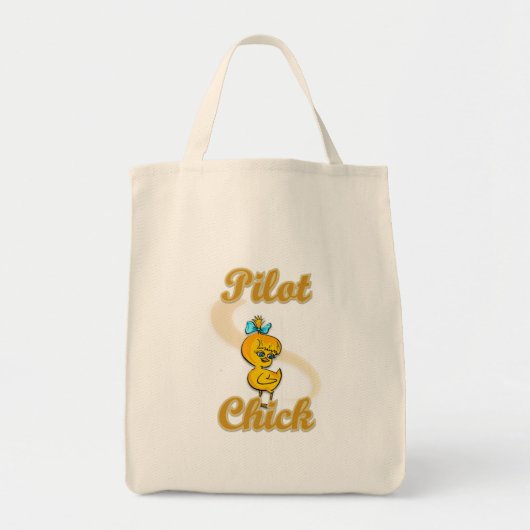 Pilot Chick Tote Bag (Voorkant)