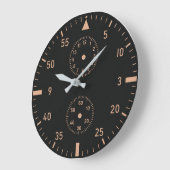 Pilot Chronograph Modern Aviation Instrument Grote Klok (Hoek)