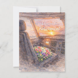 Pilot Cleared for Retirement  Notitiekaartje