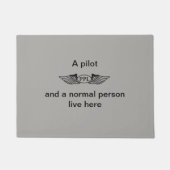 Pilot doormat deurmat (Voorkant)