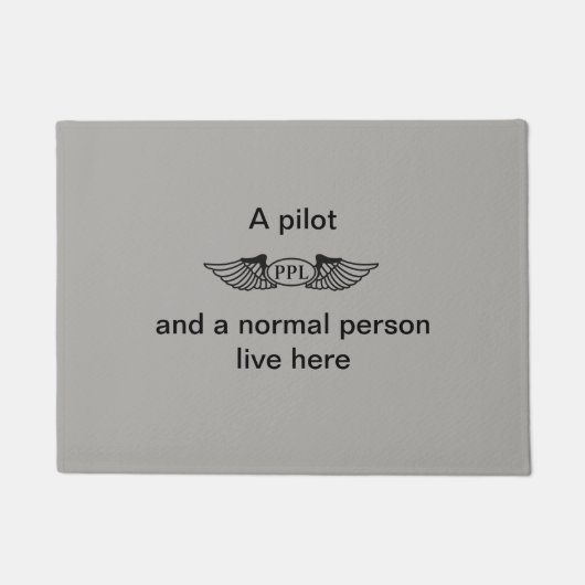 Pilot doormat deurmat (Voorkant)