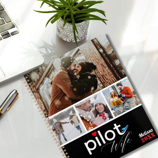 Pilot Echtgenote Typografie & Vliegtuig,Minimalist Planner