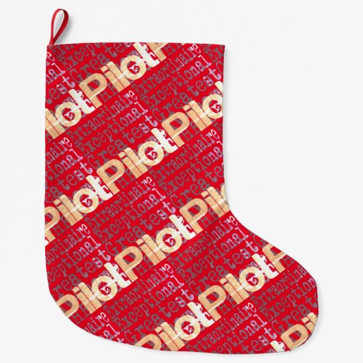 Pilot Extraordinaire Grote Kerstsok (Voorkant)