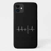 Pilot Flying Sky Heart Gift Case-Mate iPhone Case (Achterkant)