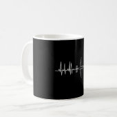  Pilot Flying Sky Heart Gift Koffiemok (Voorkant links)