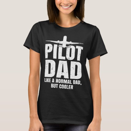 Pilot for Dad Men Aviation Airplane Aircraft Pilot T-shirt (Voorkant)
