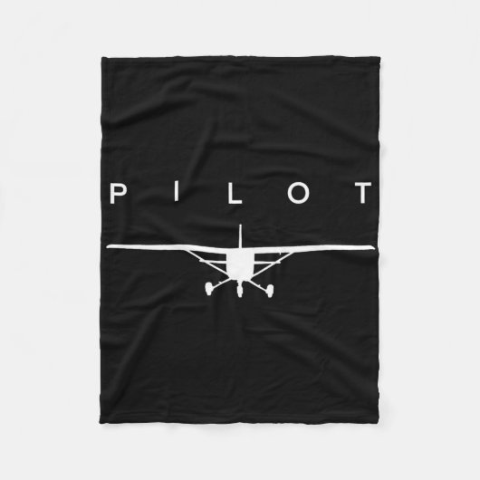 Pilot For New Pilot - New Pilot Tee Shirt - Airpla Fleece Deken (Voorkant)
