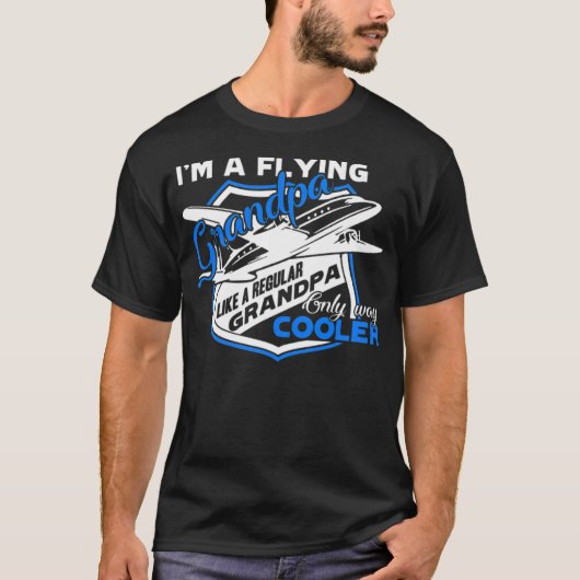 Pilot grappige yogha-kleding t-shirt (Voorkant)