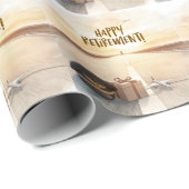 Pilot  Happy retirement Cadeaupapier (Rol Hoek)