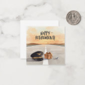 Pilot  Happy retirement Notitiekaartje (Voorkant / Achterkant in situ)