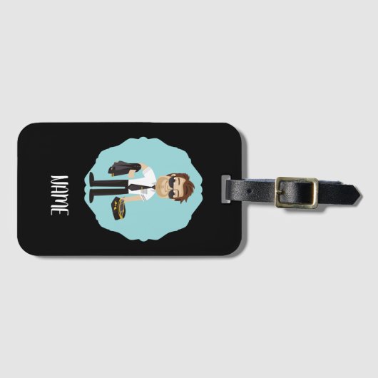 PILOT in eenvormig formaat Bagagelabel (Voorkant (horizontaal))