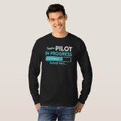 Pilot In Progress Future Pilot Toy Airplane T-shirt (Voorkant volledig)
