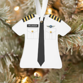 Pilot Kapitein Profession Ornament