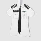 Pilot Kapitein Silver Professional Ornament (voorkant)