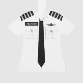 Pilot Kapitein Silver Professional Ornament (voorkant)