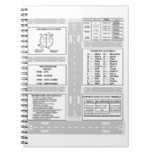 Pilot Kneeboard Notitieboek (Voorkant)