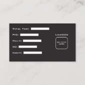 Pilot Micro CV Visitekaartje (Achterkant)