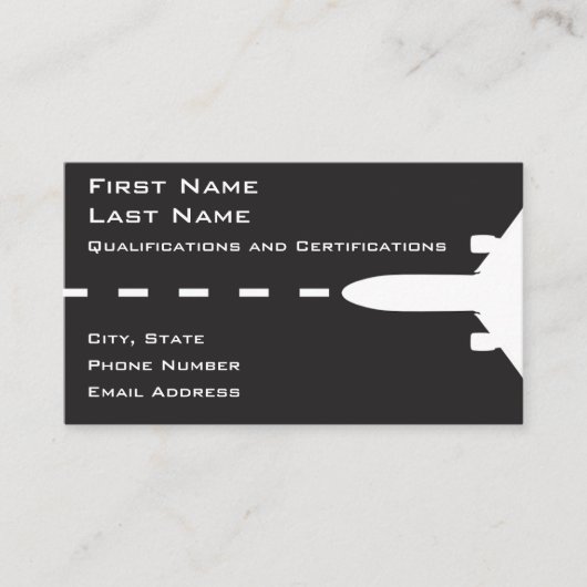 Pilot Micro CV Visitekaartje (Voorkant)