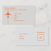 Pilot Micro CV Visitekaartje (Voorkant / Achterkant)