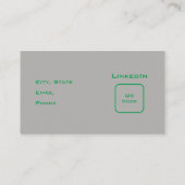 Pilot Micro CV Visitekaartje (Achterkant)