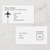 Pilot Micro CV Visitekaartje (Voorkant / Achterkant)