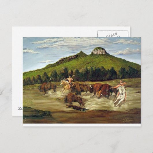 Pilot Mountain Hunt Briefkaart (Voorkant / Achterkant)