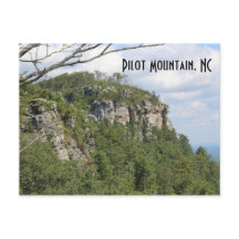 Pilot Mountain NC Briefkaart Vakantie Keepsake