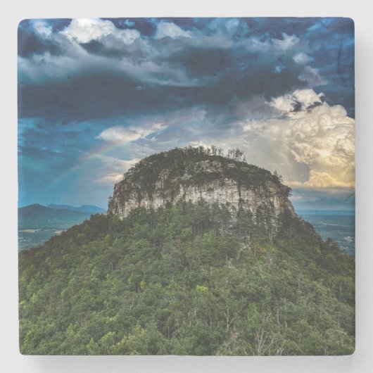 Pilot Mountain NC State Park Stenen Onderzetter (Voorkant)