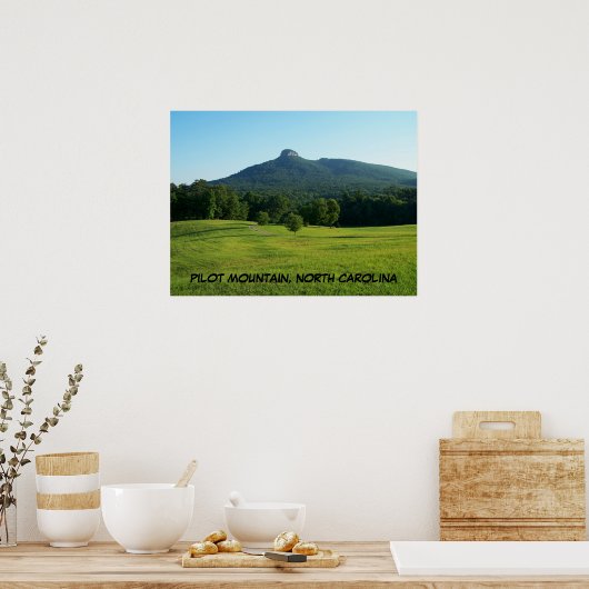 PILOT MOUNTAIN, NOORD CAROLINA POSTER (Keuken)